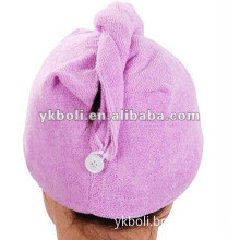 beautiful microfiber hair drying cap,towel,wrap